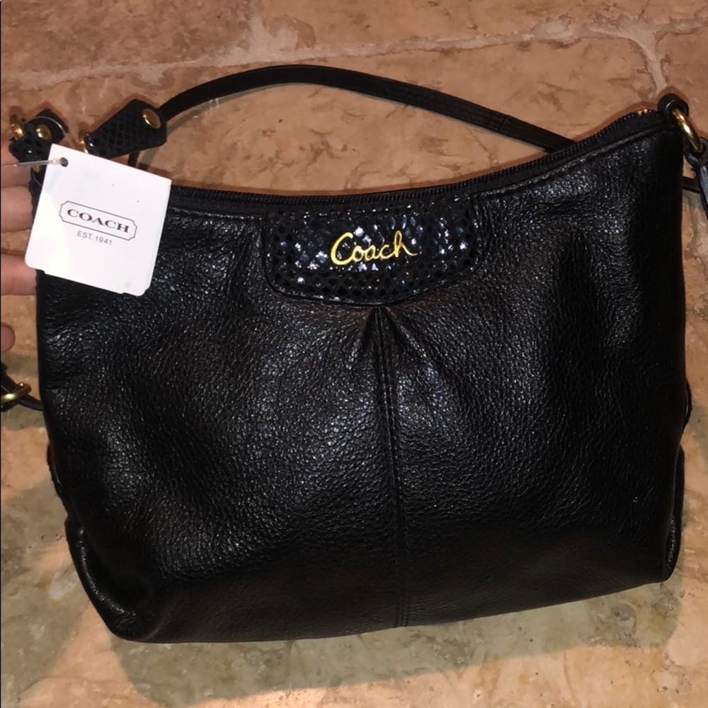 Coach black cross body